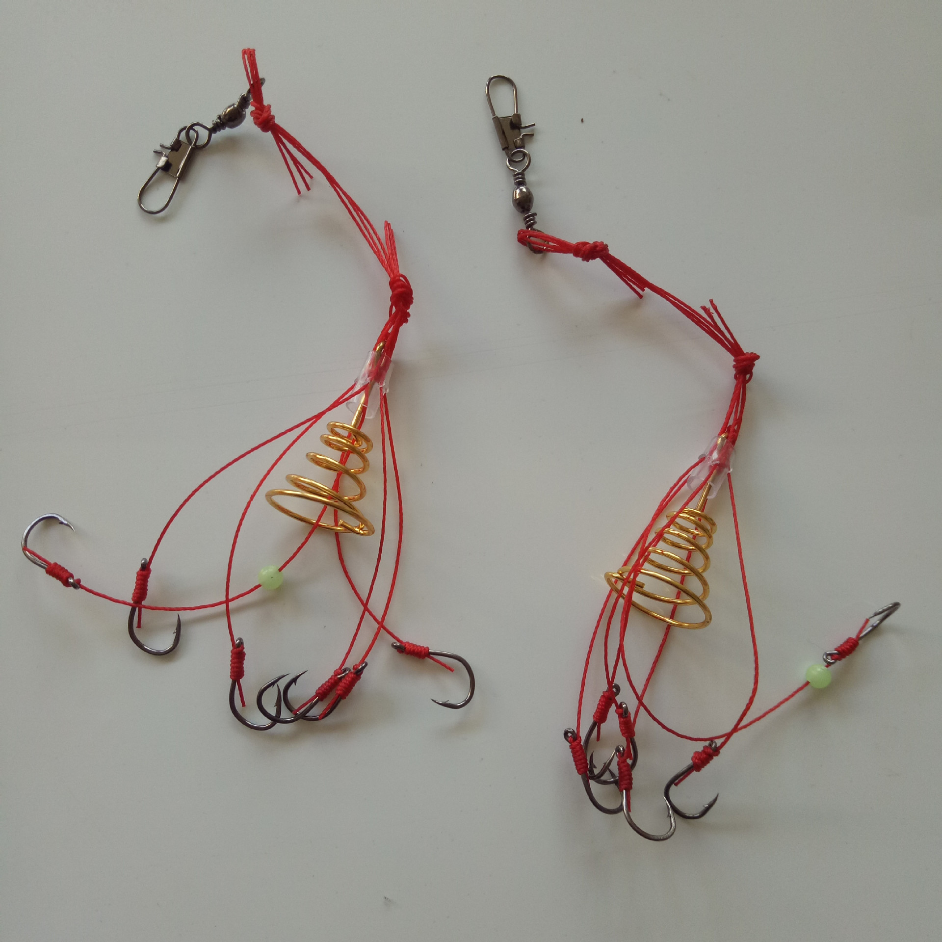 现货供应防缠绕炸弹钩 盒装弹簧爆炸钩 鱼钩批发