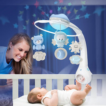 infantino婴儿床铃婴蒂诺0-1岁新生宝宝床头旋转三合一梦幻床铃