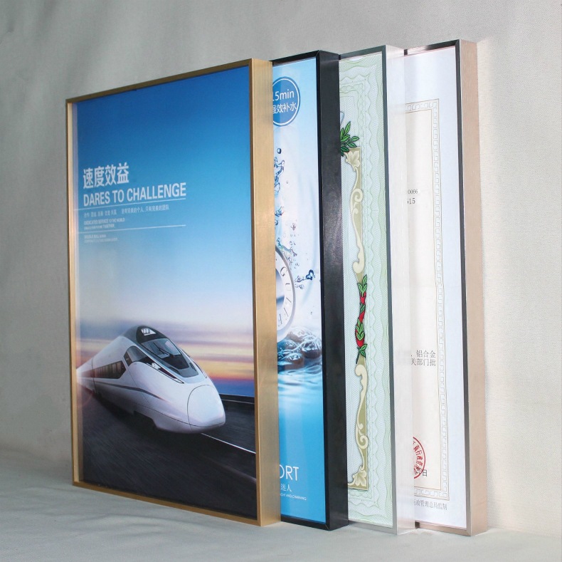 铝合金细边窄边相框画框海报框写真广告电梯框定做