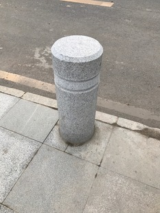 福建花岗石车挡石车止石柱子芝麻白芝麻灰芝麻黑立缘石平道牙路立
