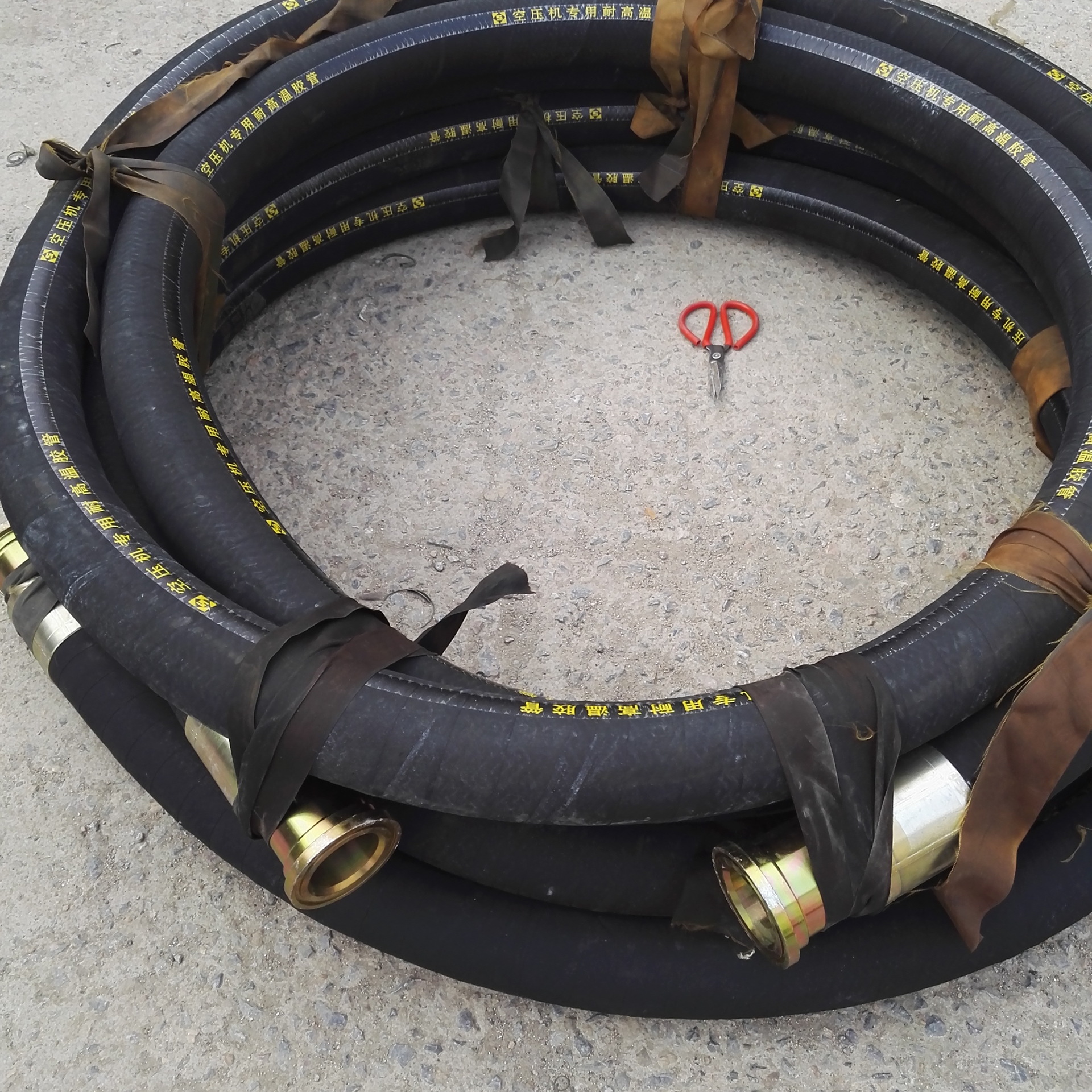 供应3寸76 钢丝编织空压机输气胶管 高压油管