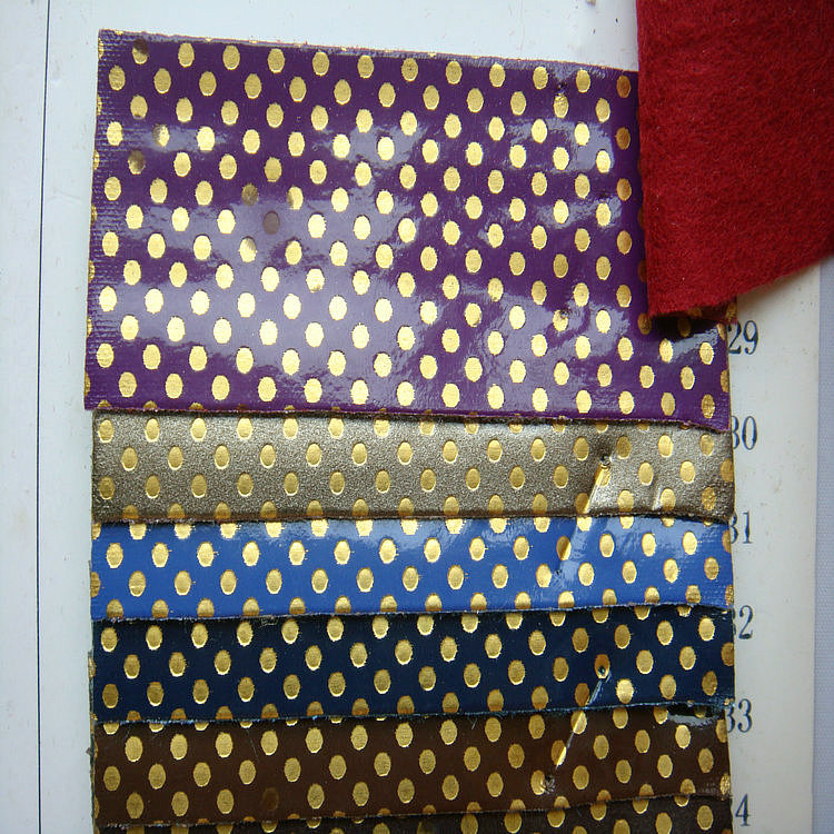 09192新品2018软身闪光金点纹鞋材手袋包文具帽带家私礼盒装饰料