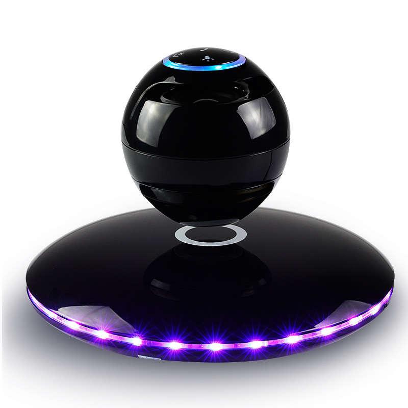 Magnetic Suspension Wireless Bluetooth Speaker Magnetic Levitation Bluetooth Speaker Touch Button Magnetic Suspension Cross-Border Factory Direct Sales