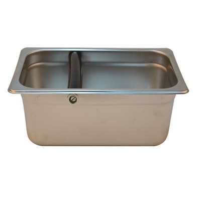 厂家直销 长方形 无磁不锈钢咖啡粉渣桶粉渣盒敲渣盒敲渣槽废渣盒