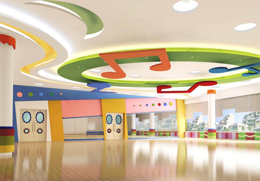 幼儿园音乐符号造型吊顶铝合金七彩铝单板天花