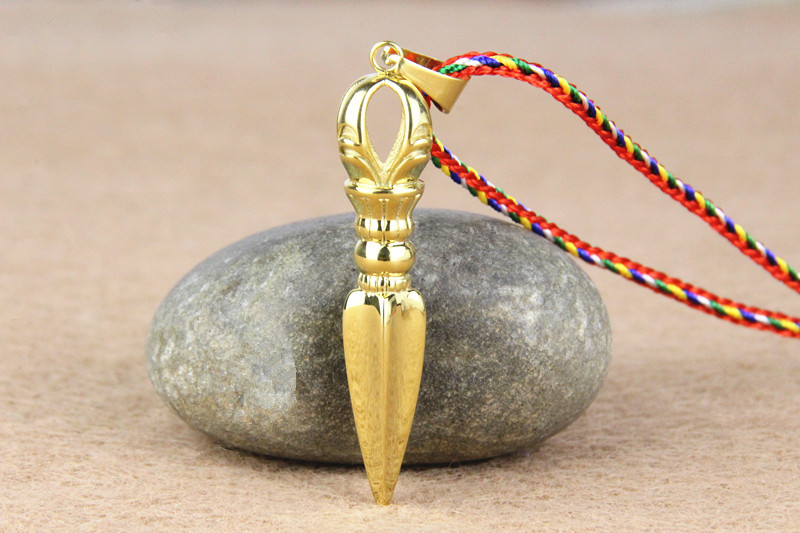 批发尼泊尔金刚镢护身符挂件降魔杵男女金刚杵吊坠法器转运保平安