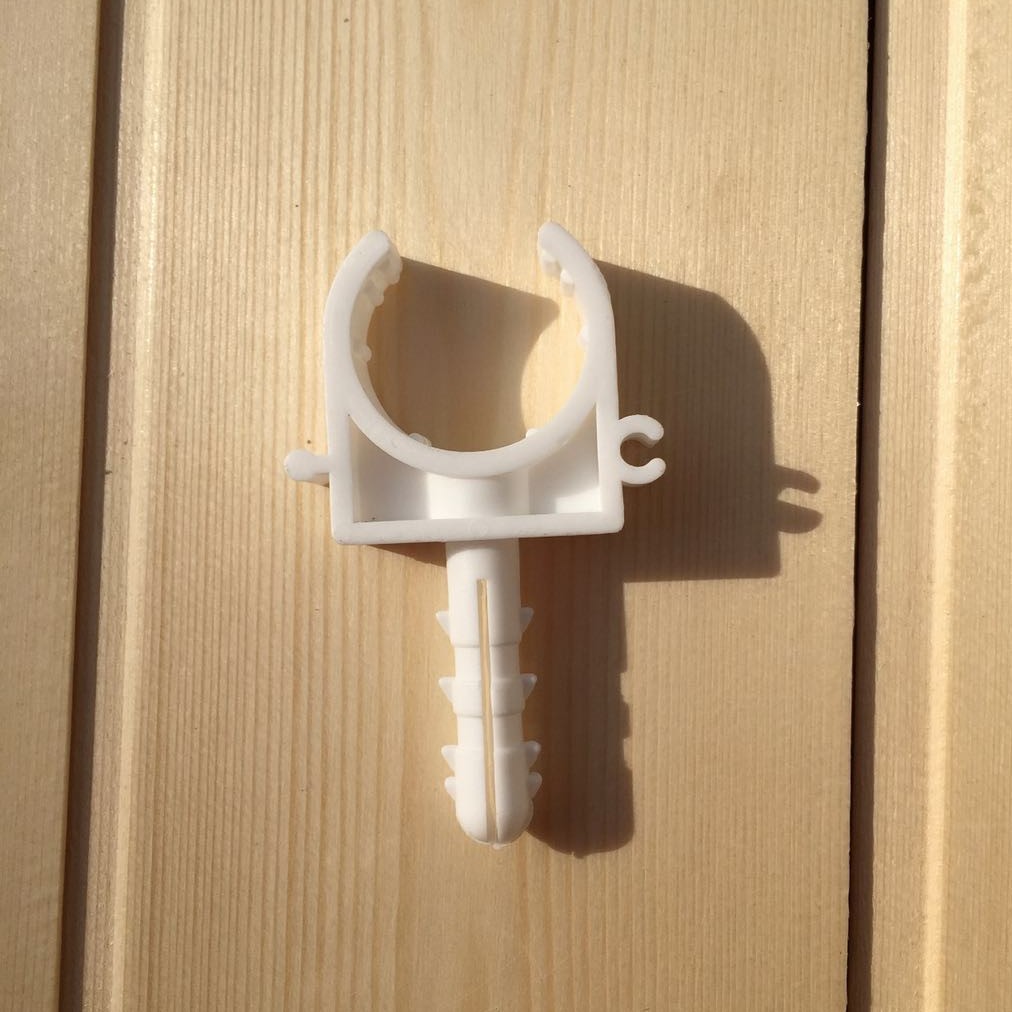 ppr自来水管u型卡带肿胀螺丝水管管卡配件扣卡固定卡 20 25 32mm