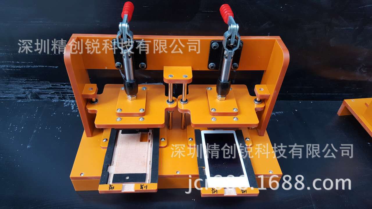 深圳生产手机贴合夹具 保压治具 多功能假压测试架 气动工装夹具