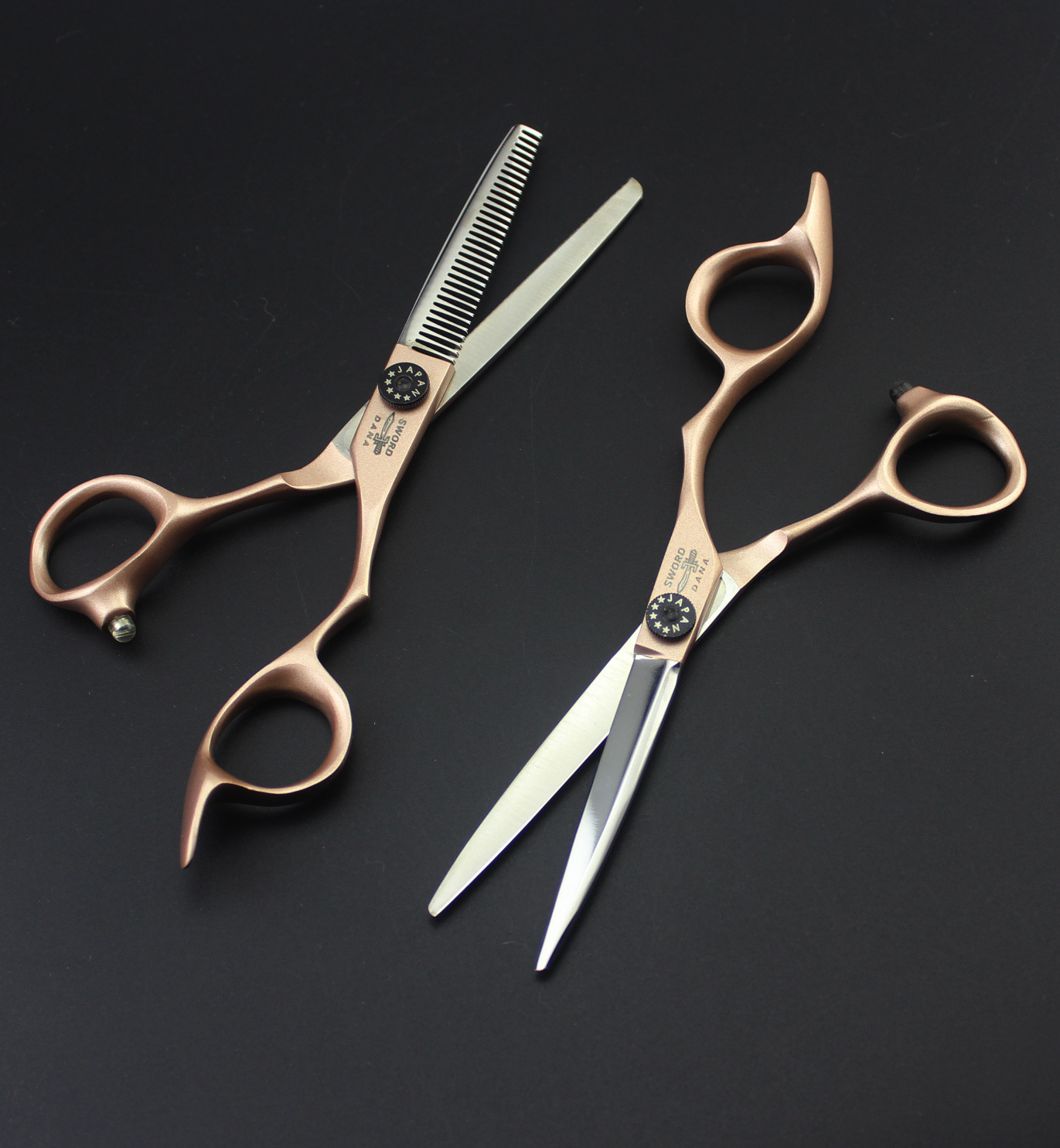 6.0寸彩色日本 水谷 美发剪刀 理发剪 平剪 刘海剪 牙剪