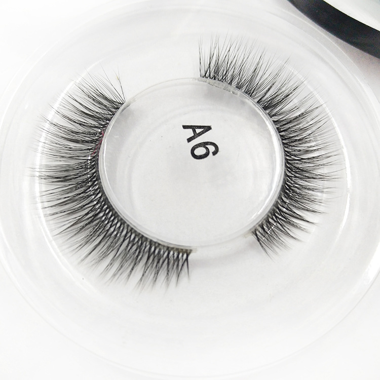 A6 Single Pair Baby Hair Series False Eyelashes Sheer Root Natural Simulation Fine Soft False Eyelash Wholesale