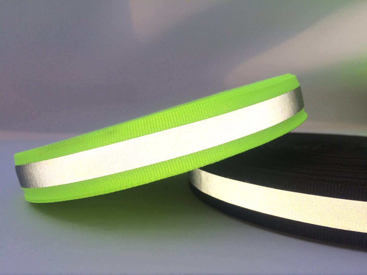 荧光反光织带 2cm*1高亮反光材料 警示带 服装辅料 反光条