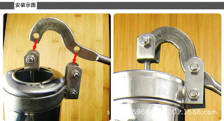 不锈钢大头摇水机井水井头手动摇水泵家用抽水泵压水机井用手摇