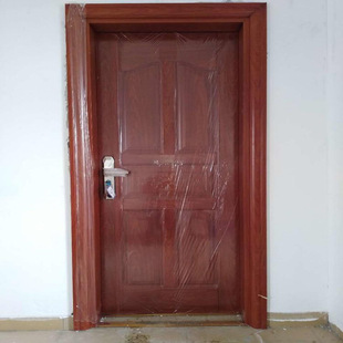 厂家供应镀锌板钢质门防盗门房间门复古木门卧室门非标定制批发