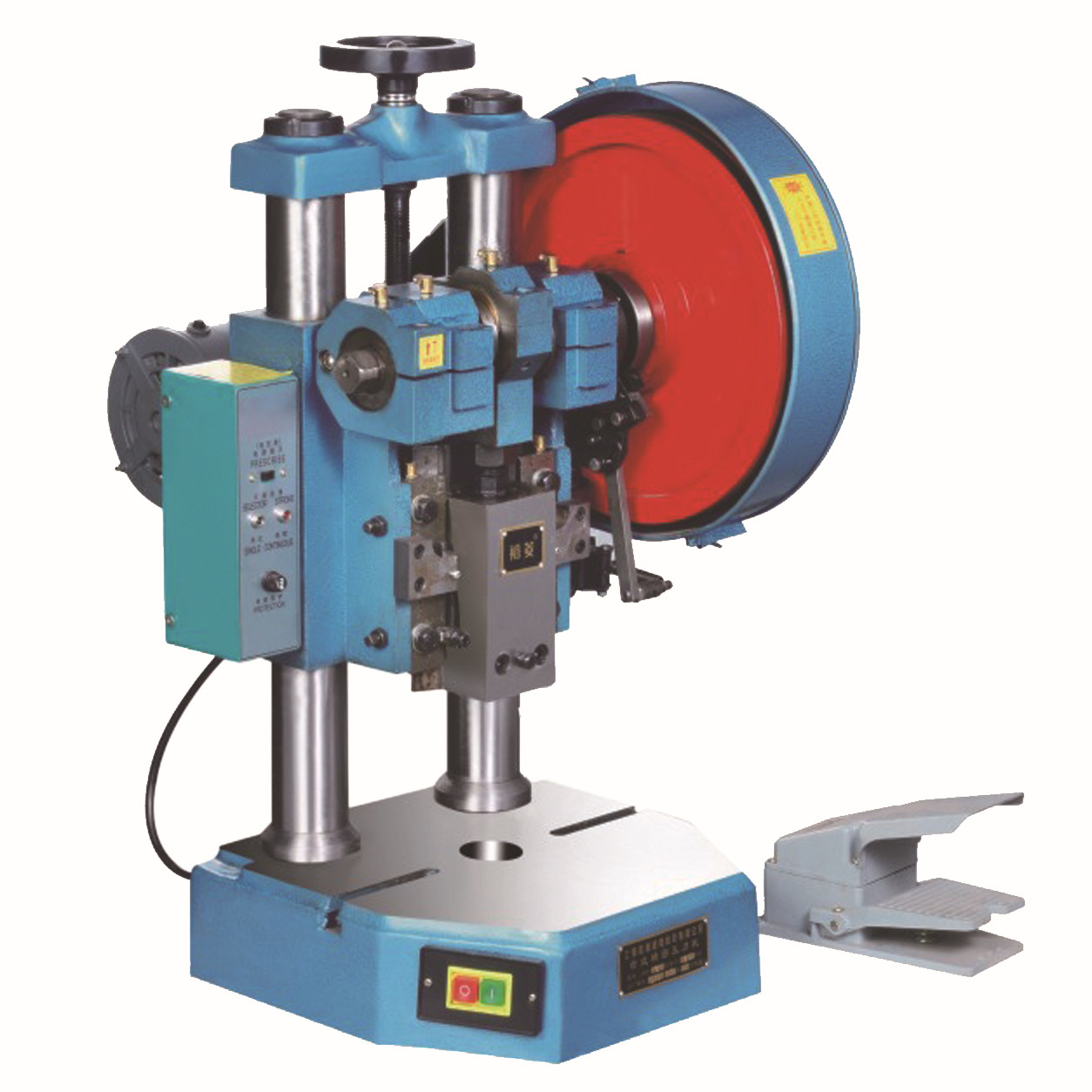 台式冲压机电动冲压压力机电动冲床 脚踏手动小型jb04-2微型冲床