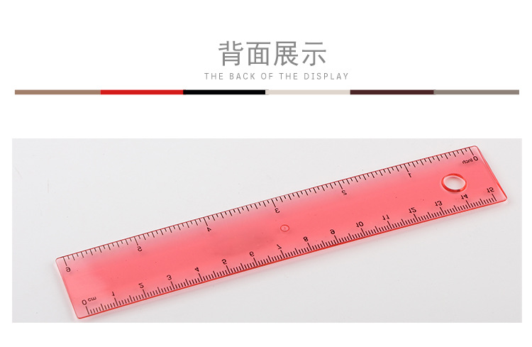 15cm带孔尺(美国) 尺子 15厘米尺子 gpps材质塑料尺 供应