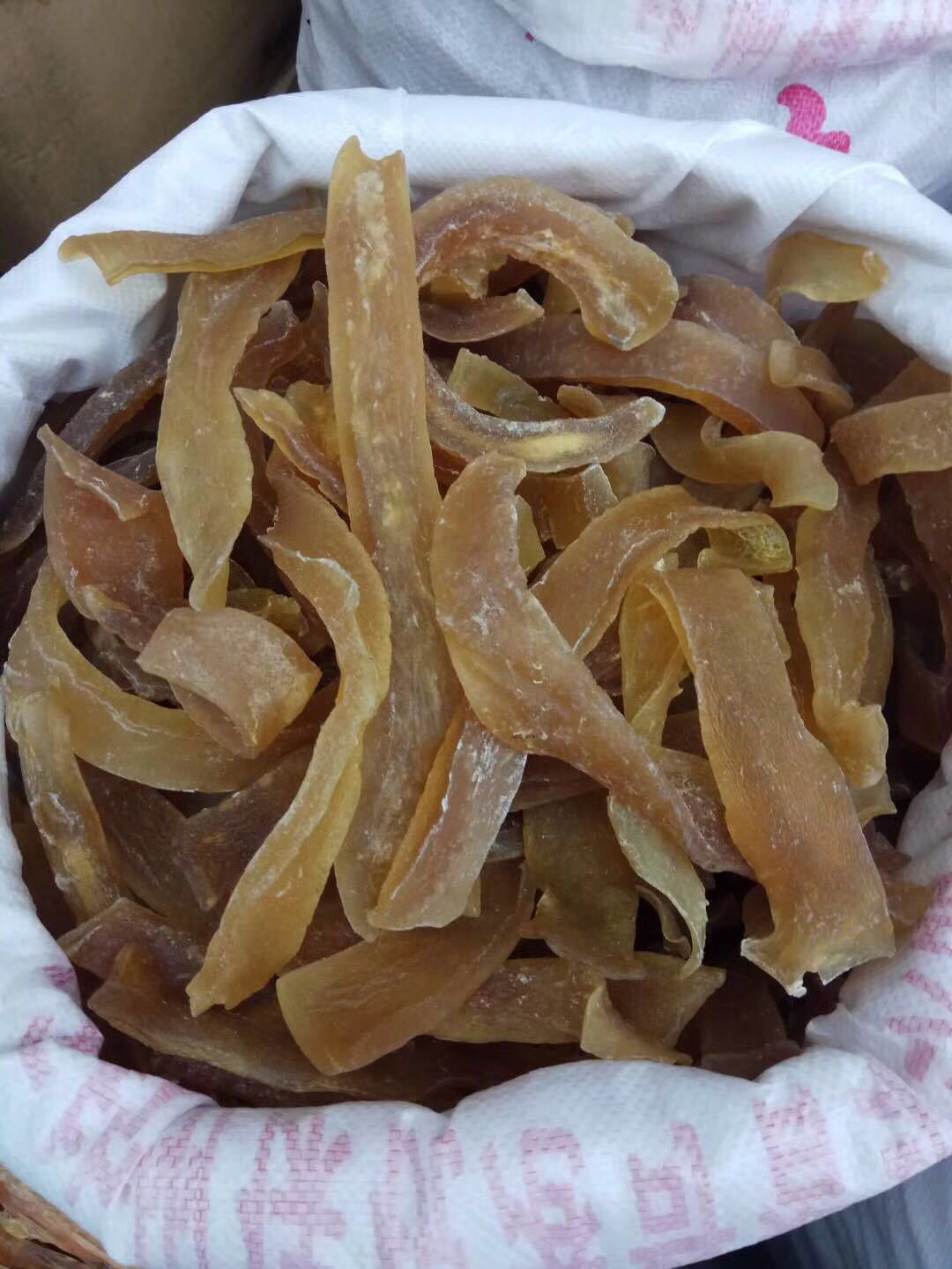 今天公布货源 鱼皮胶 新鲜足干胶质好 500g￥60