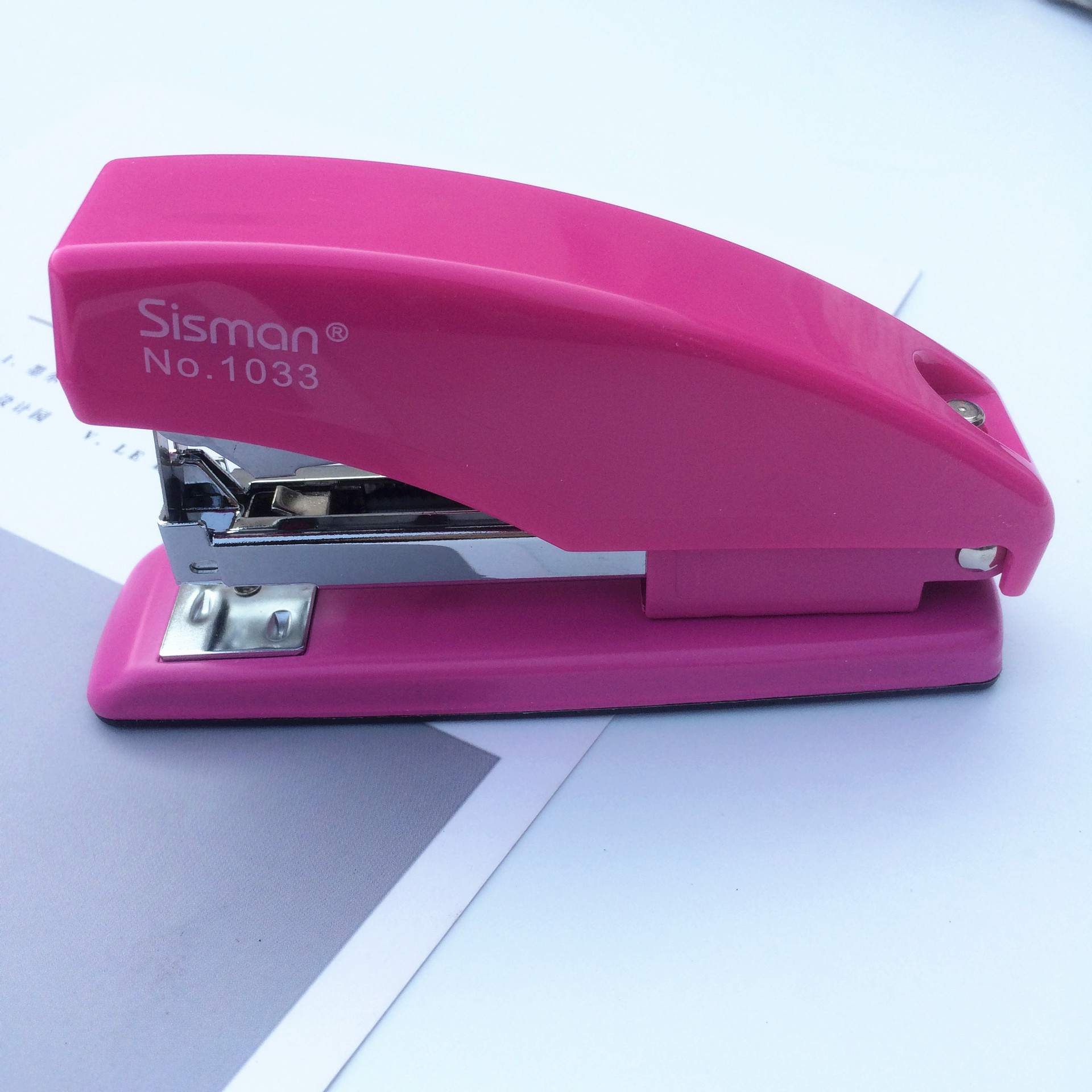 希曼弹出式省力型统一钉书针12通用订书器财务通用装订机批发