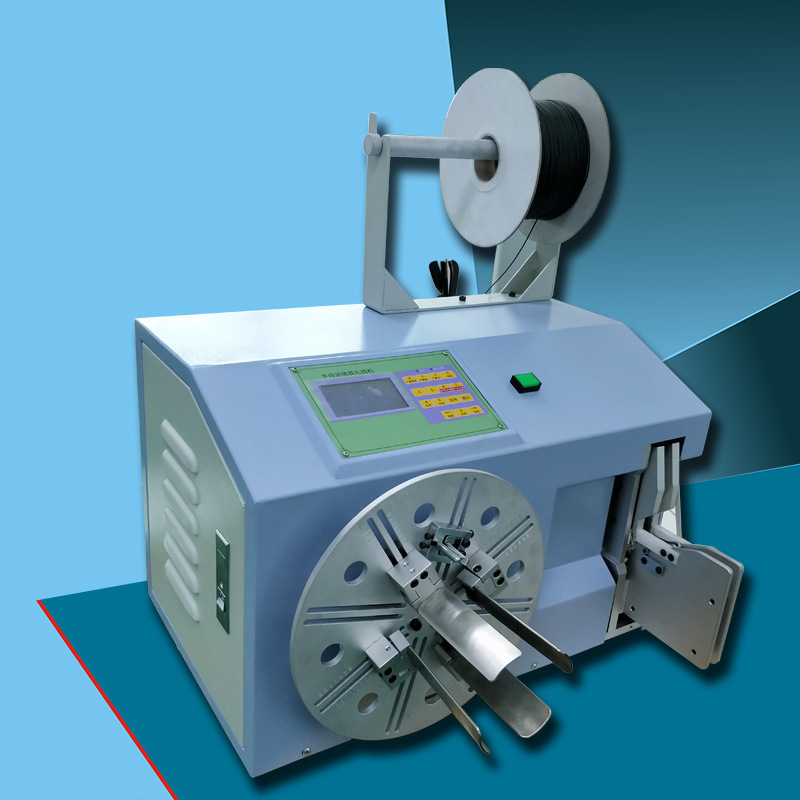 批发生产 全自动电线绕线扎线机 usb扁线电源线绕线机