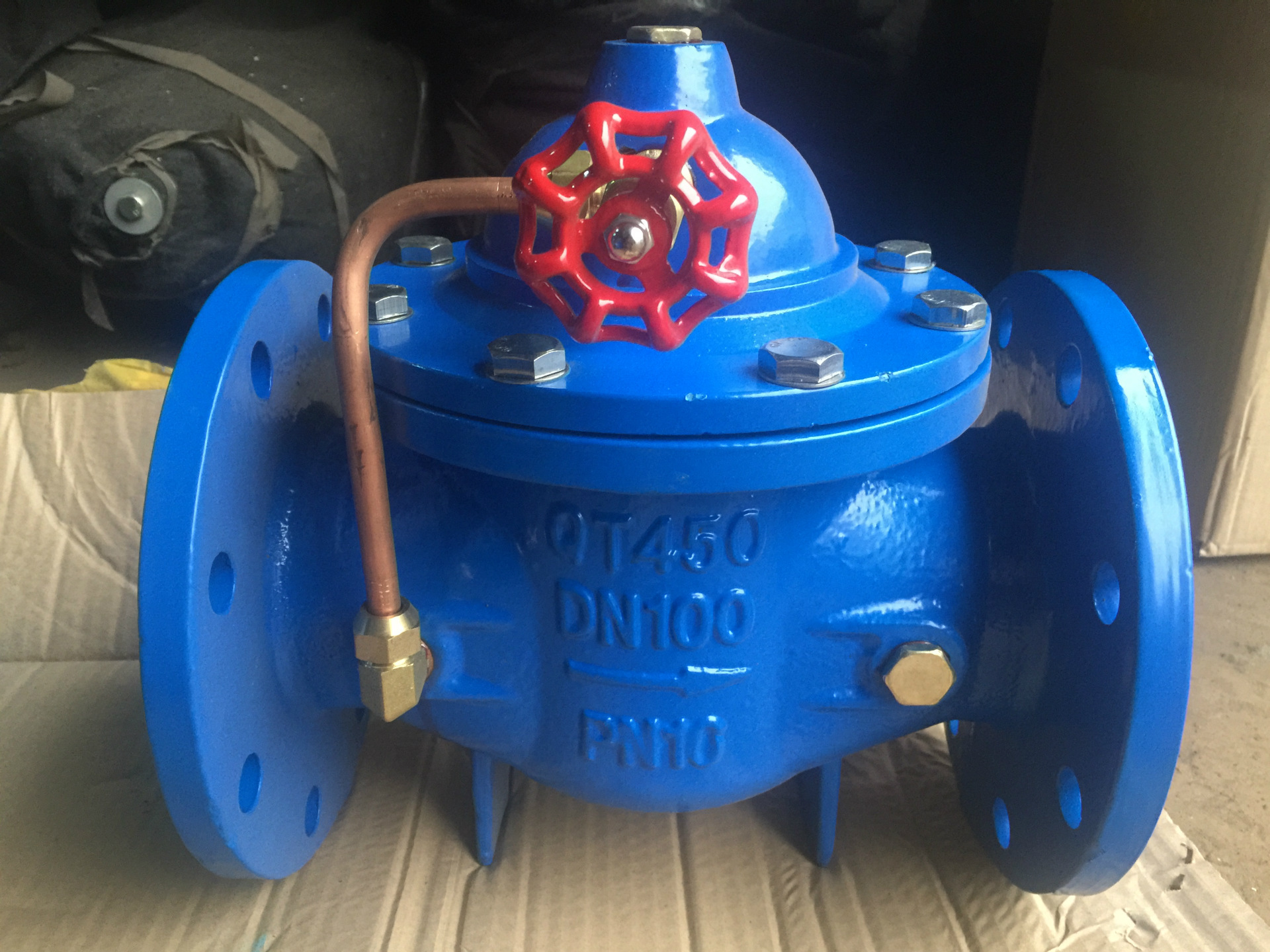 100x液位遥控浮球控制阀 球墨铸铁水力控制阀 国标水位控制阀