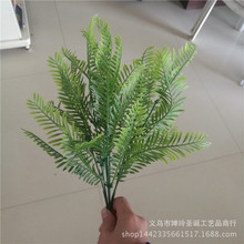 仿真植物塑料花草把束 仿真文竹叶波斯叶 植物墙装饰水草把束批发