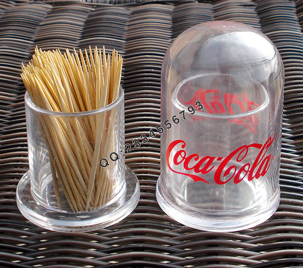 厂家定制圆形塑料牙签瓶礼品牙签筒广告牙签筒定制定做牙签桶