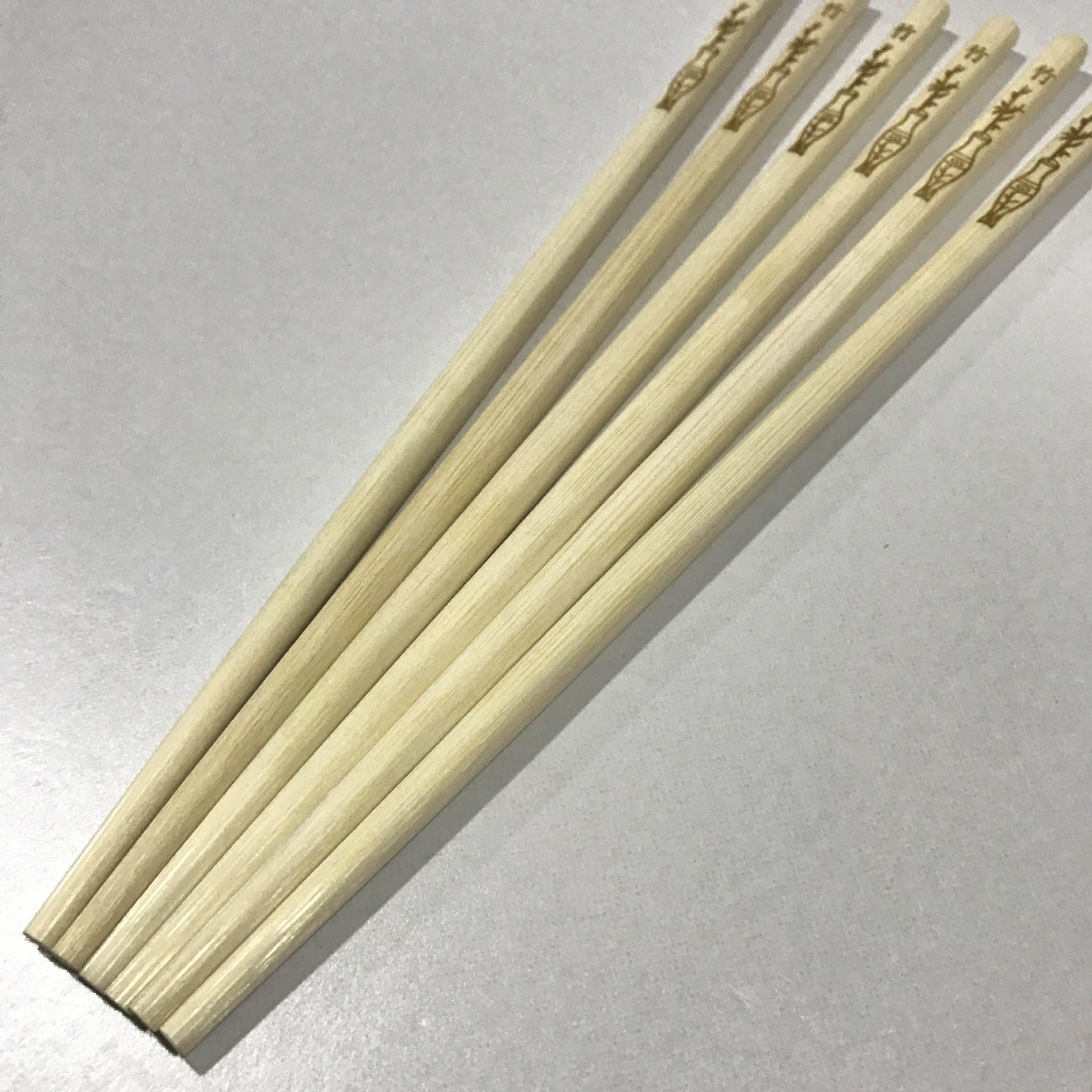 黄坑油印竹筷 24*7.0中式跑江湖地摊竹筷子 竹制碳化无节酒店筷