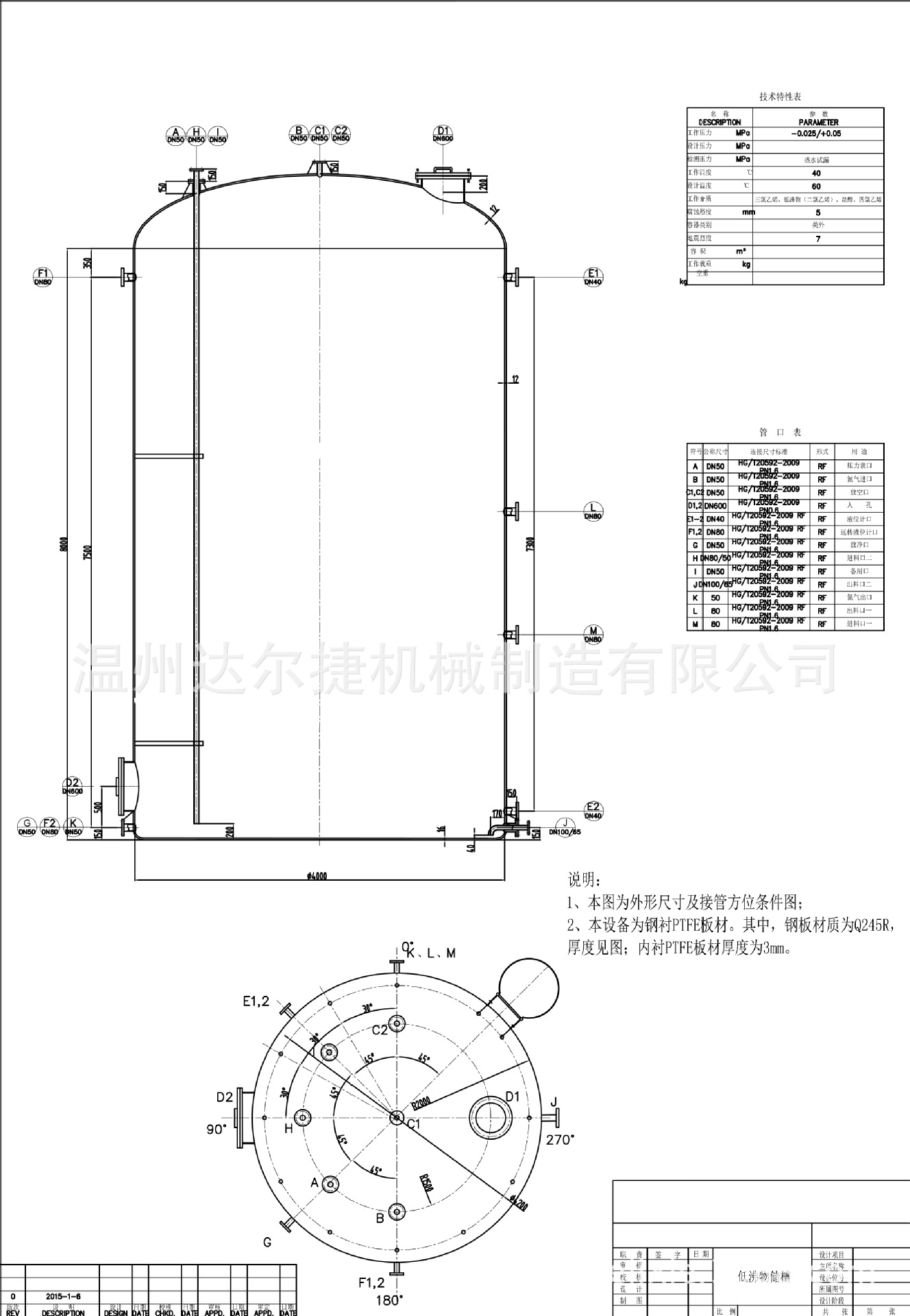 制作供应葡萄酒发酵罐用蜂窝夹套米勒板冷却介质板