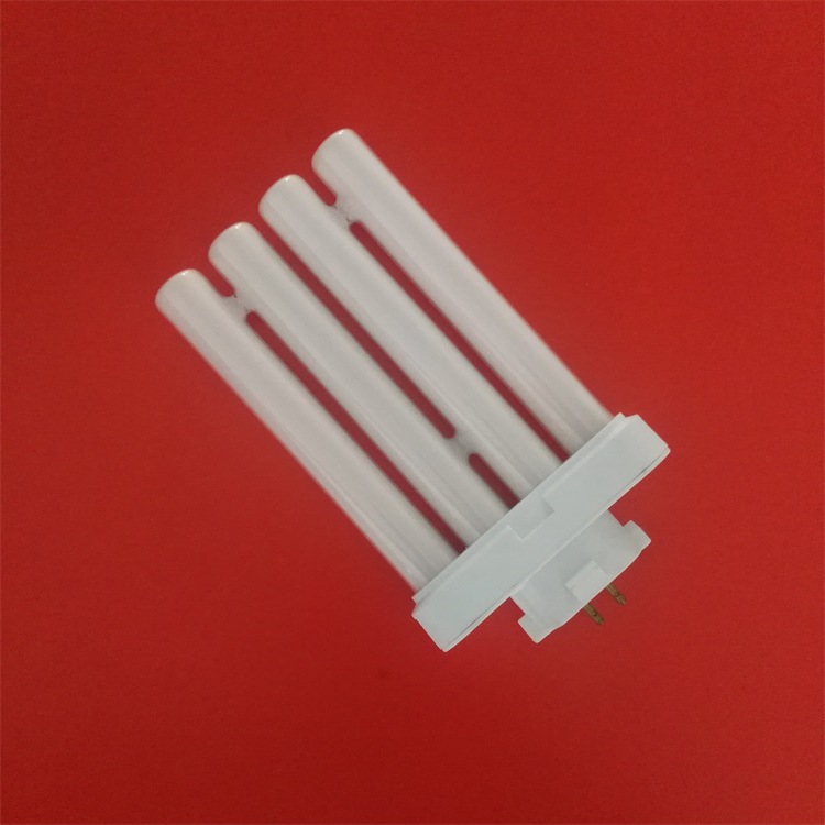 27w方四针四排管台灯护眼灯管2h型白光gx10q台灯灯管