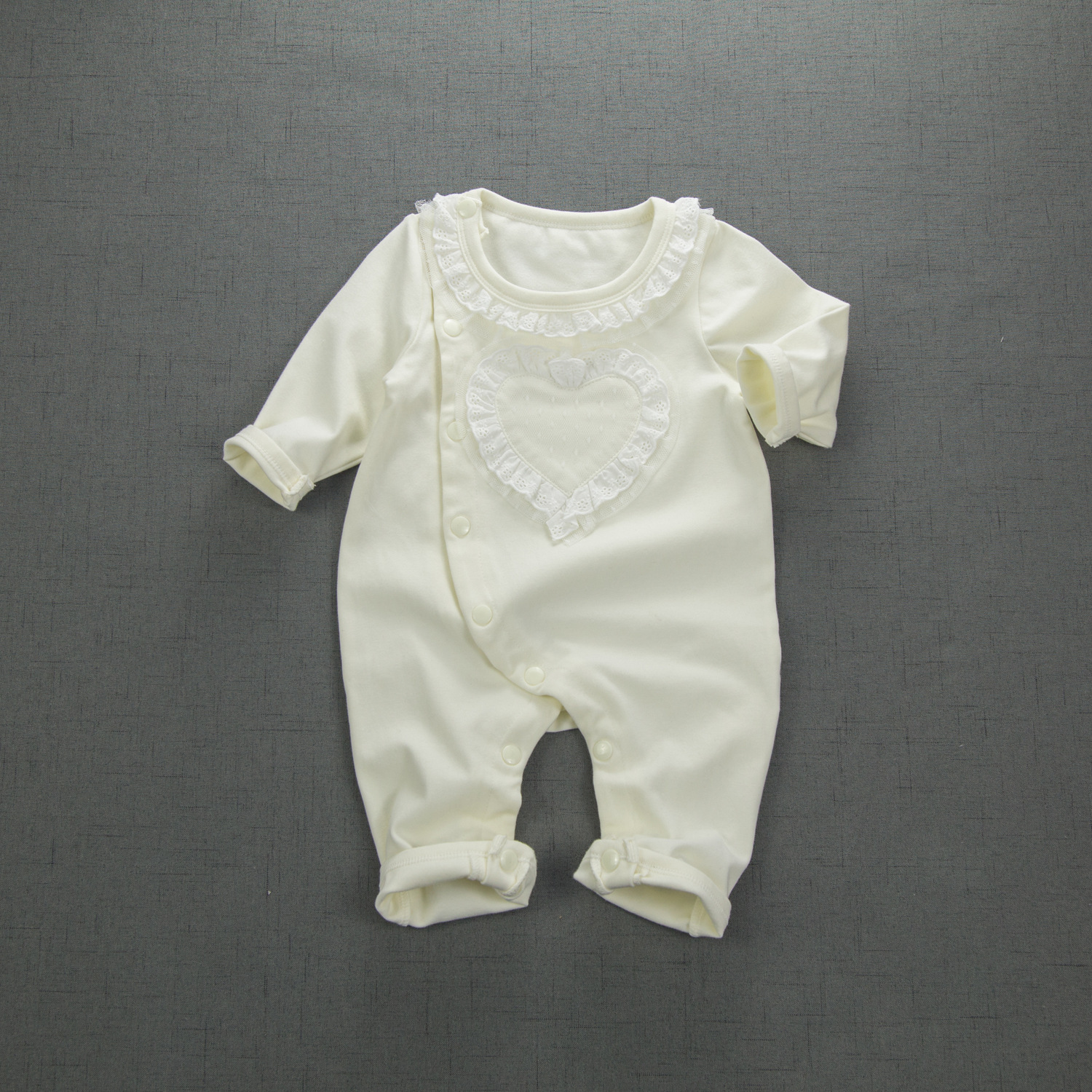 idea童装新款婴儿连体衣纯棉内衣韩版可爱儿童爬服新生儿居家衣服