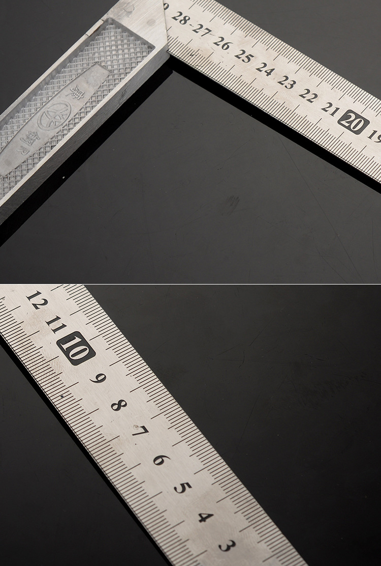 供应批发90°直角拐尺木工直角测量工具铝合金90度拐尺