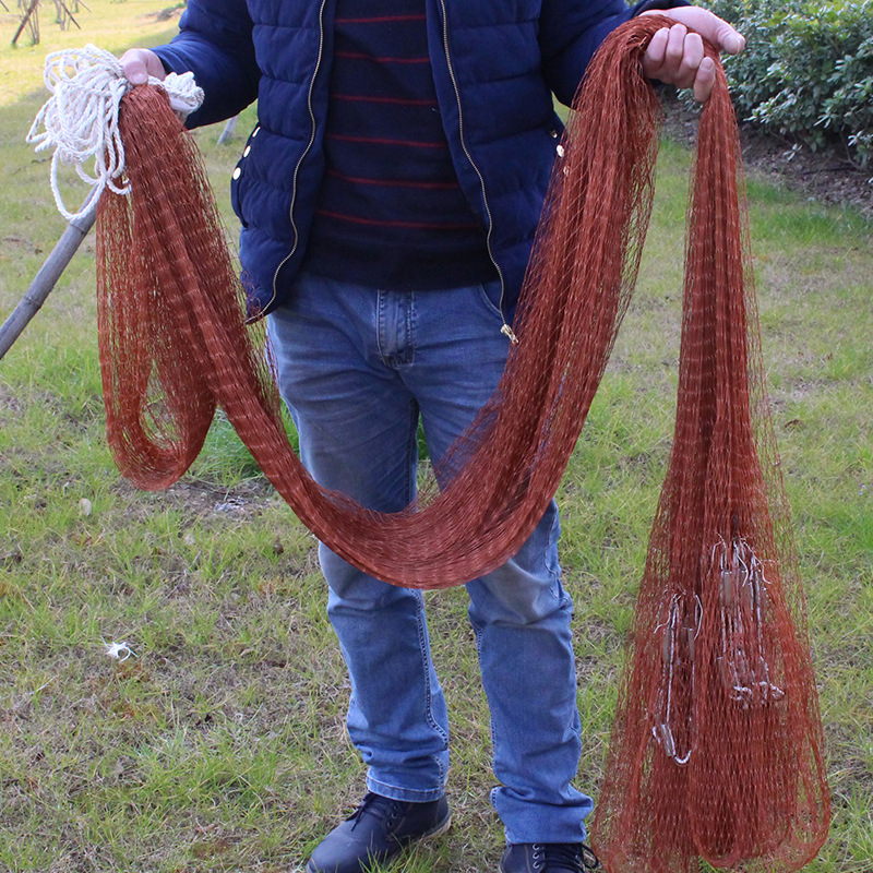 送绳子 轮胎线手抛网传统渔网鱼网撒网飞盘旋网抛网 打渔 手撒网