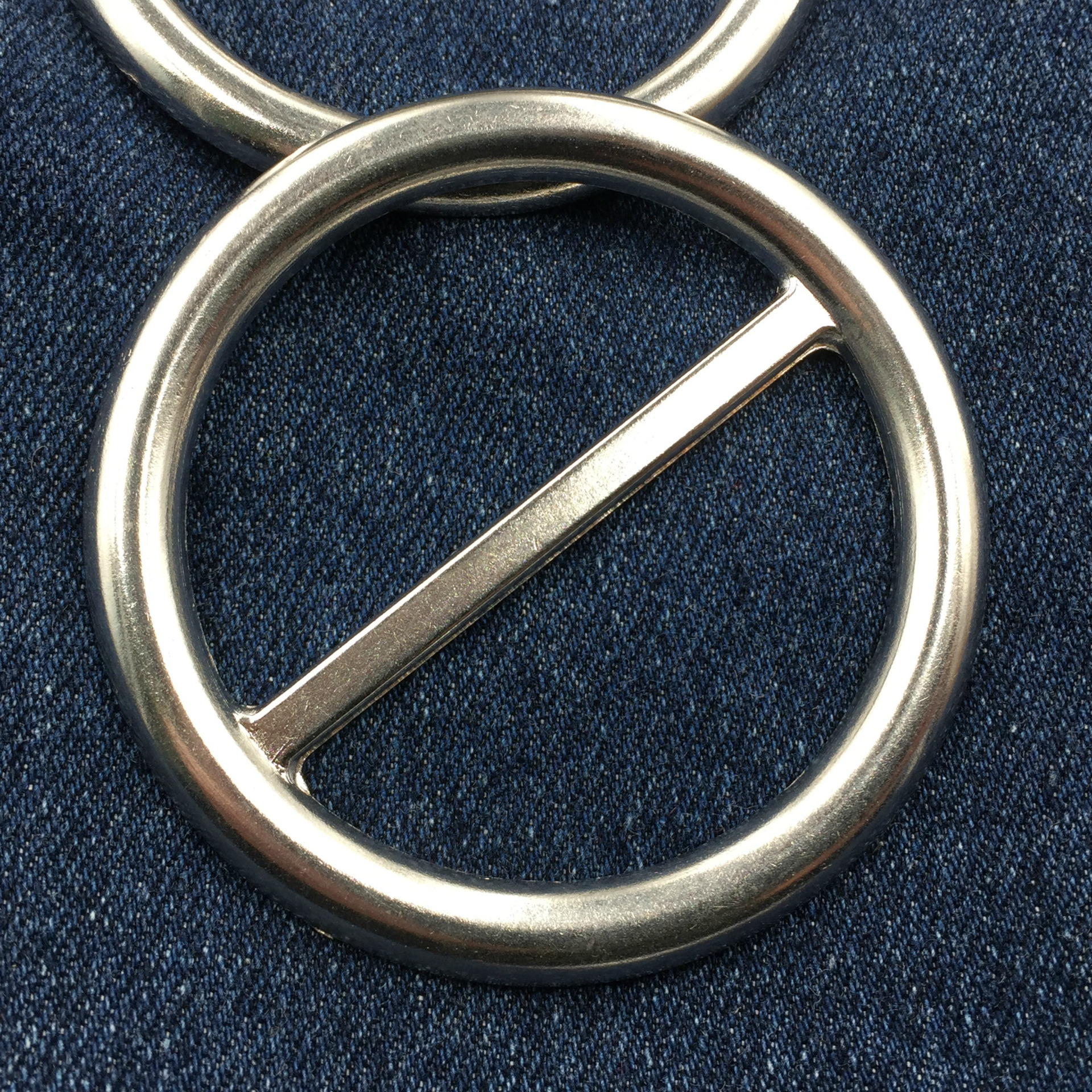 金属合金圆形日字扣三档扣女装大衣腰带调节扣可定制