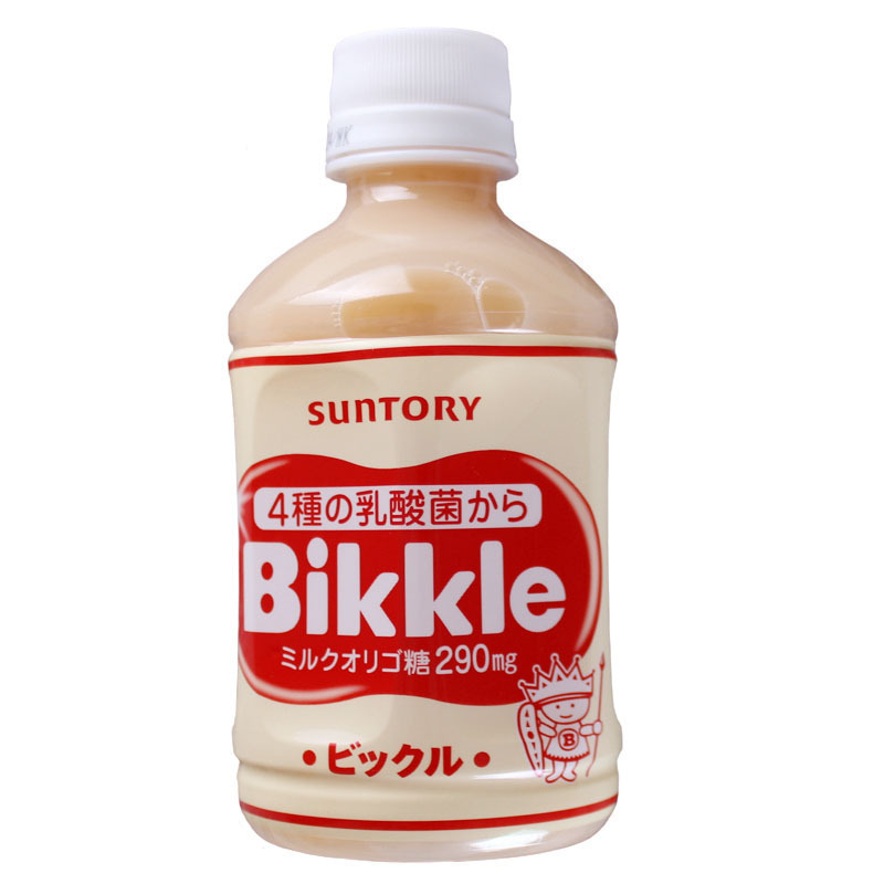 日本进口饮料 三得利suntory bikkle 益力多活性乳酸菌饮料280ml