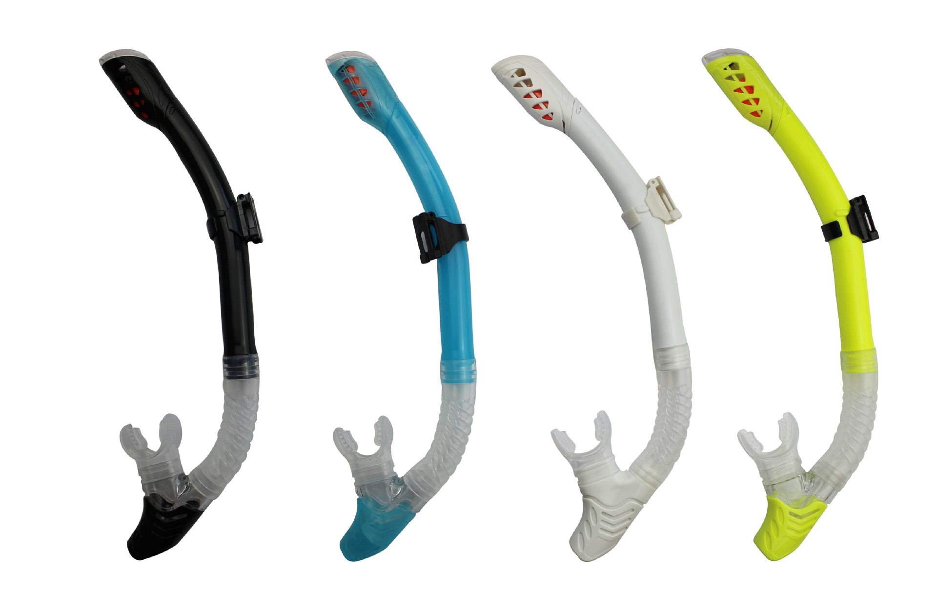 浮潜装备 全干式呼吸管 游泳 潜水用品 成人呼吸管 硅胶 面镜配件