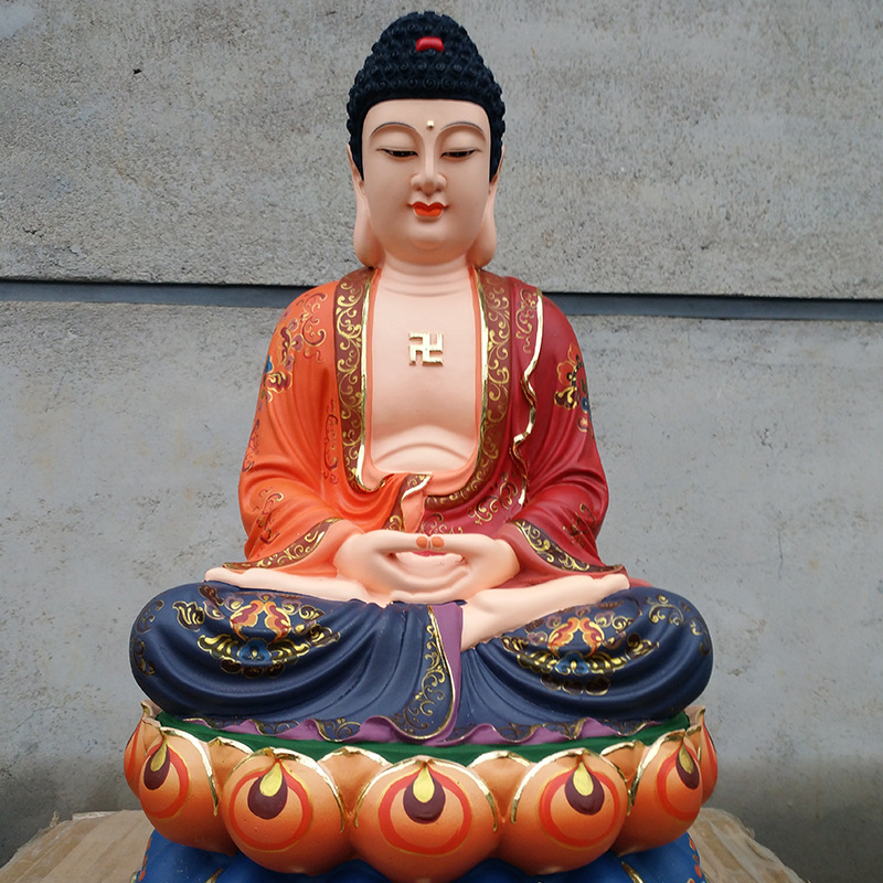 供应批发树脂16寸释迦摩尼人物摆件 各路神仙佛像寺庙宗教工艺品