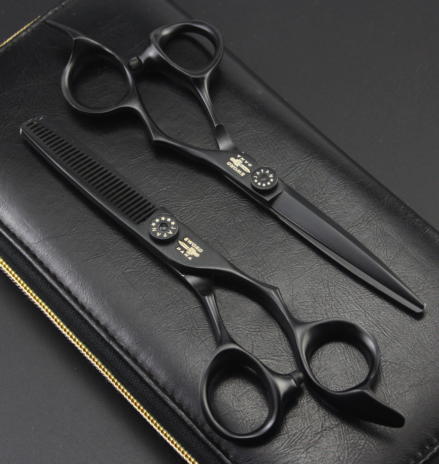 6.0寸彩色日本 水谷 美发剪刀 理发剪 平剪 刘海剪 牙剪