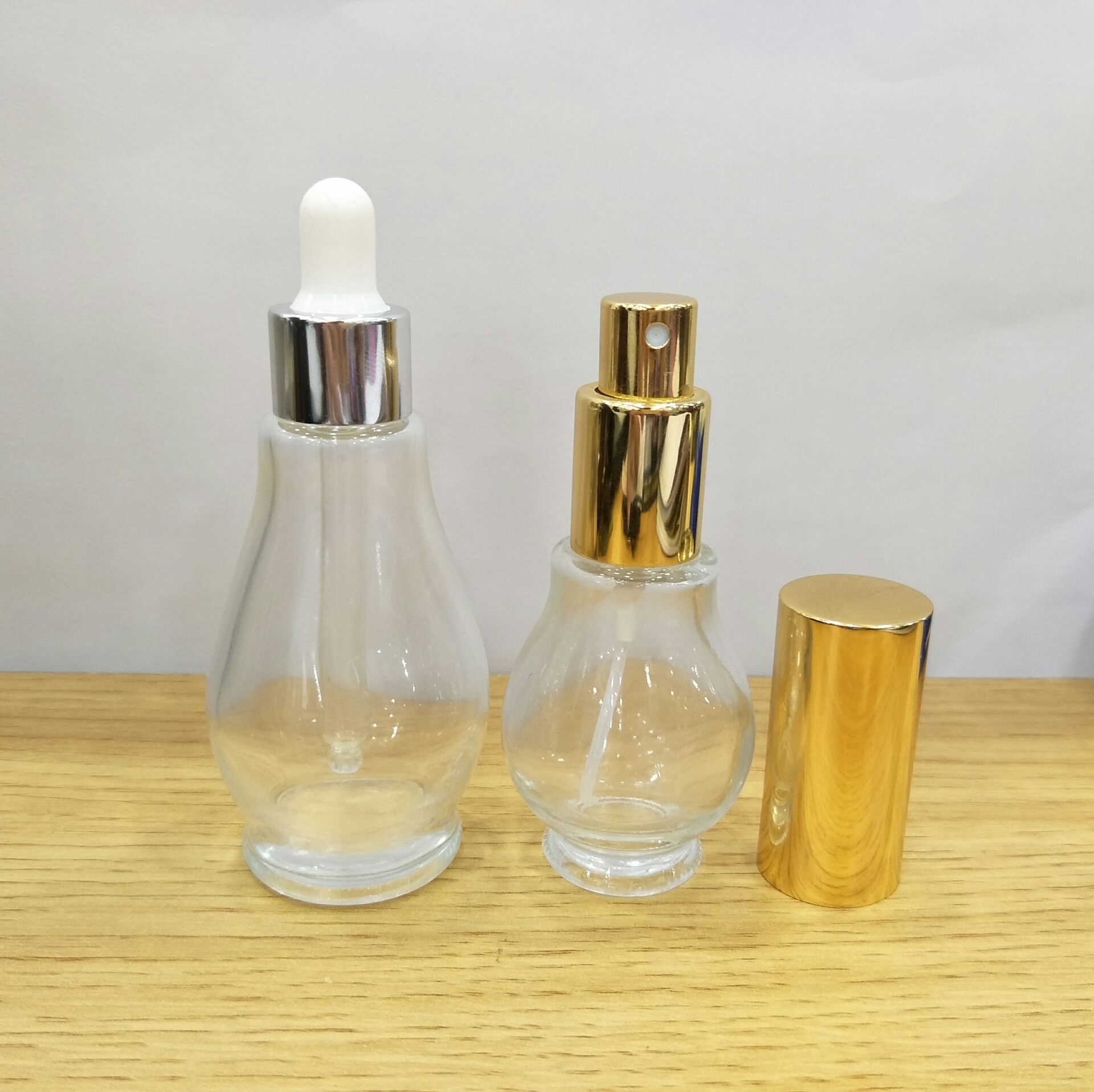 50ml玻璃葫芦瓶精油喷雾瓶化妆品分装瓶 模具瓶子 批发供应