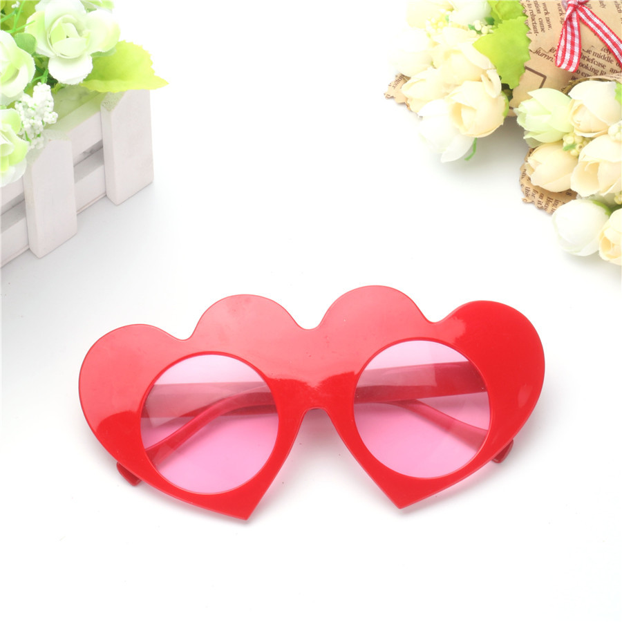 爱心表白眼镜心形草莓派对搞怪眼镜时尚眼镜