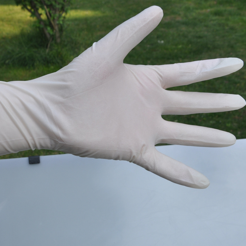 保洁莉散装一次性乳胶手套橡胶手套护理手套卫生橡胶手套劳保防护