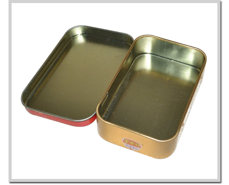 专业定制各种薄荷糖铁盒 制罐生产马口铁薄荷糖盒 喜糖铁盒长方形