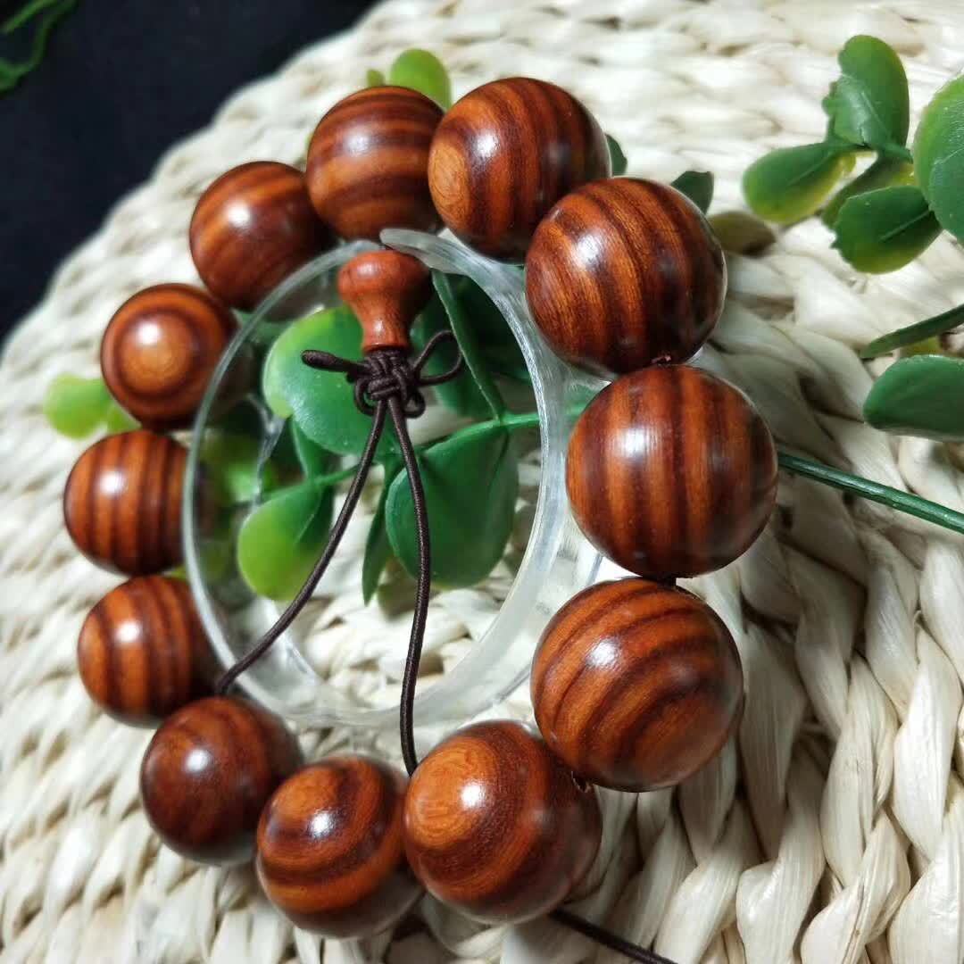 巴西花梨2.0佛珠手串 同料葫芦男女款佛珠手链念珠饰品礼物直销