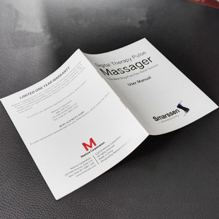 东莞厂家印刷定制 骑马钉黑白彩色产品说明书 使用说明单页定做