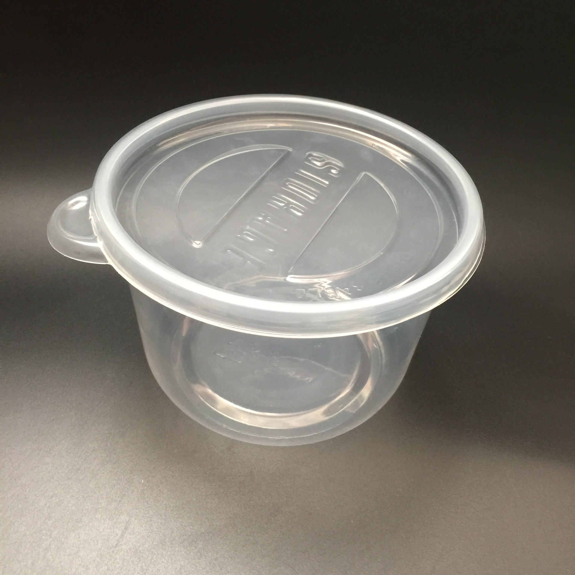 916ml一次性外卖打包饭盒环保微波炉快餐盒圆形塑料防烫汤碗