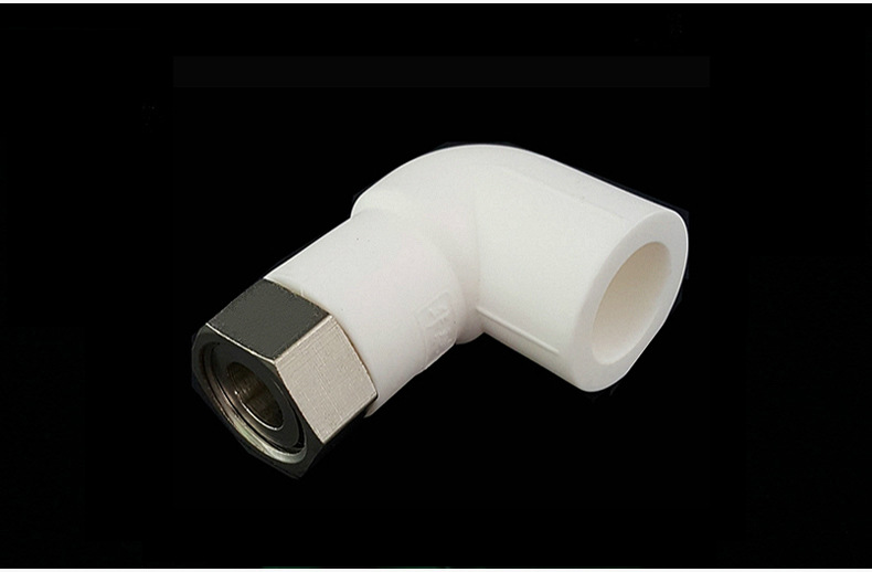 华驰 加厚ppr热水器专用弯头活接20x1/2 4分 25 6分弯头活接配件