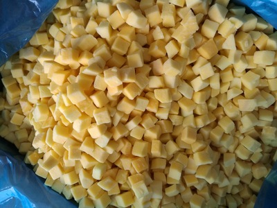 供应速冻芒果丁 冷冻芒果丁 单冻芒果丁 象牙芒果丁 芒果粒