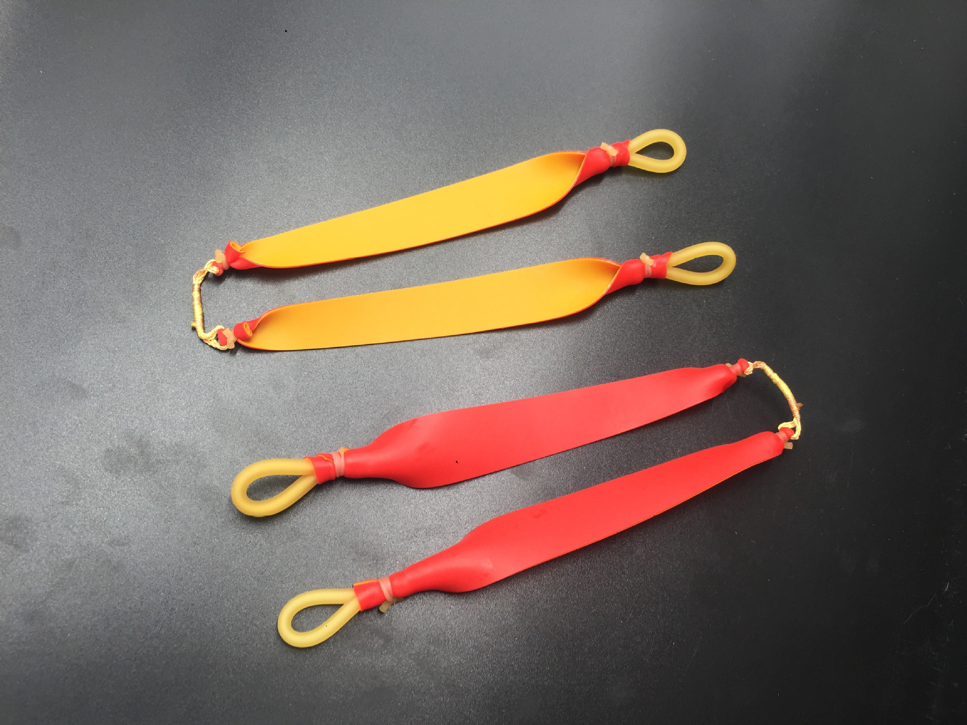 弹弓皮筋 扁皮拖挂打鱼传统皮筋 线兜 射鱼皮筋0.8双色扁皮打鱼镖