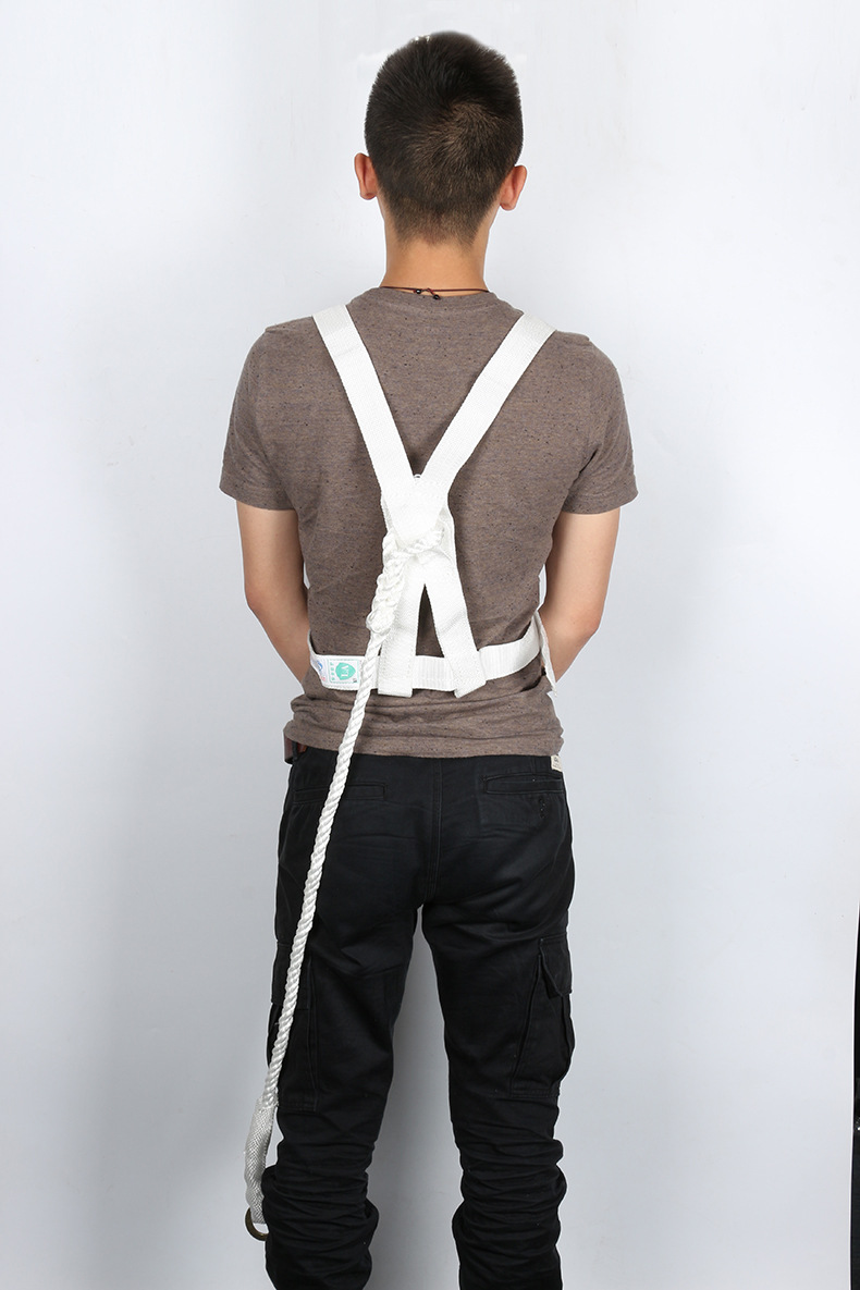 双背单钩安全带高工作业防坠落安全带防坠落半身式安全防护带批发