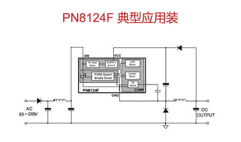 pn8124fdip7苏泊尔美的智能小家电主板ic开关电源管理芯片