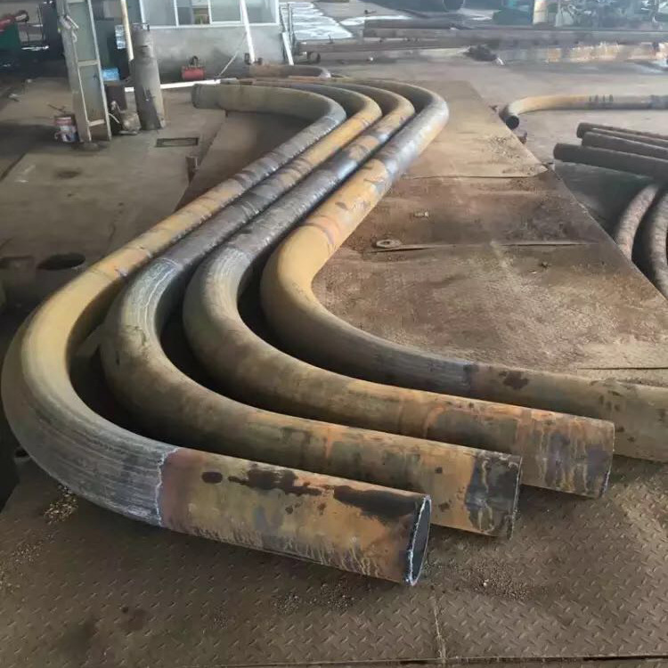 57弯管加工定做 碳钢90度无缝热煨弯管 镀锌弯管 数控穿线弯