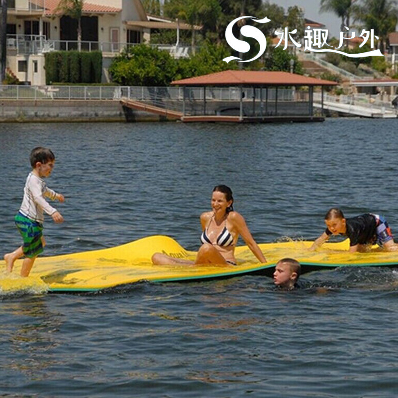 水趣户外水上浮毯游泳水上浮床浮动码头休闲水床浮排550*185